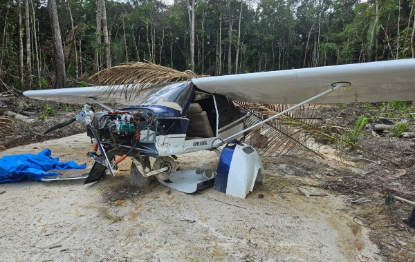 Aeronaves com drogas são destruídas durante megaoperação no interior do AM