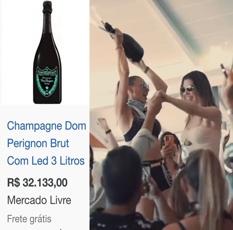 Enquanto o povo sofre com as alagações, primeira-dama curte festa regada de champanhe avaliado em quase R$ 35 mil