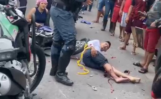 Homem tenta fugir de blitz e acaba sendo baleado na Zona Leste de Manaus