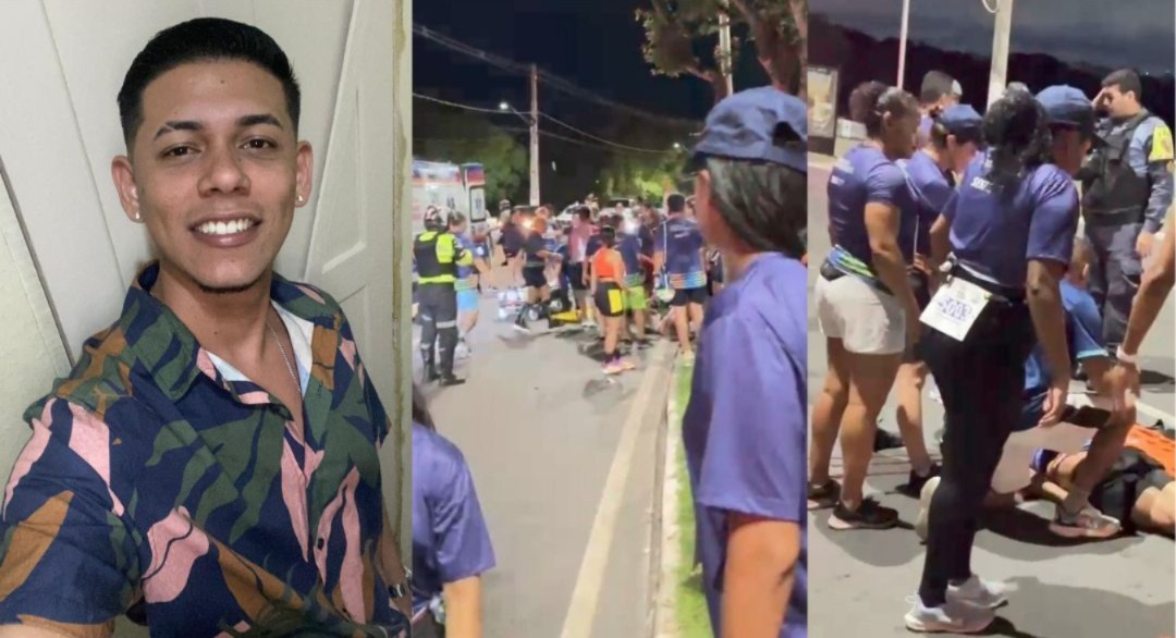 Atleta atropelado por motorista bêbado durante corrida de rua em Manaus tem morte cerebral