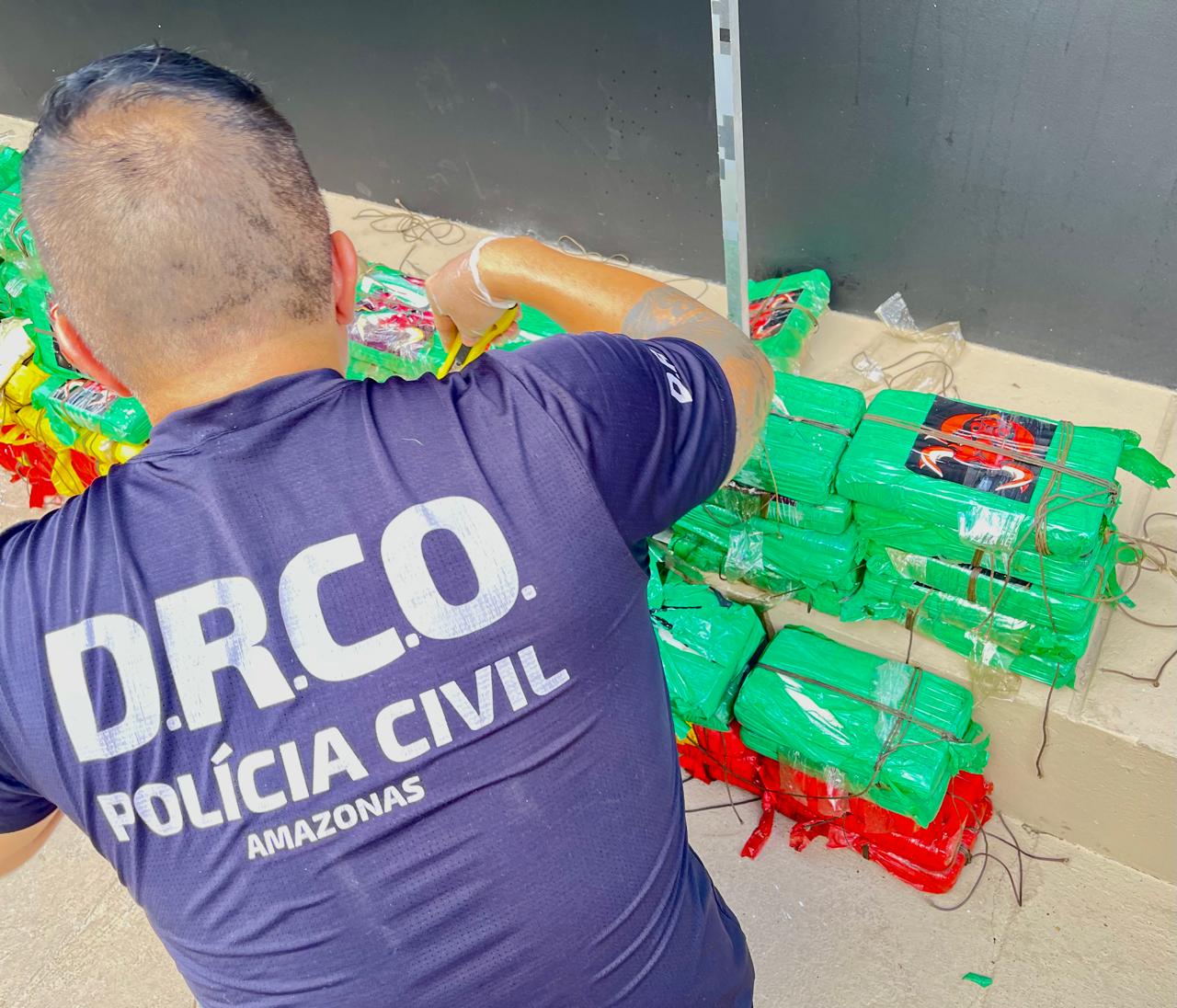 PC-AM causa prejuízo ao crime organizado com apreensão de pasta base de cocaína avaliada em R$ 12 milhões