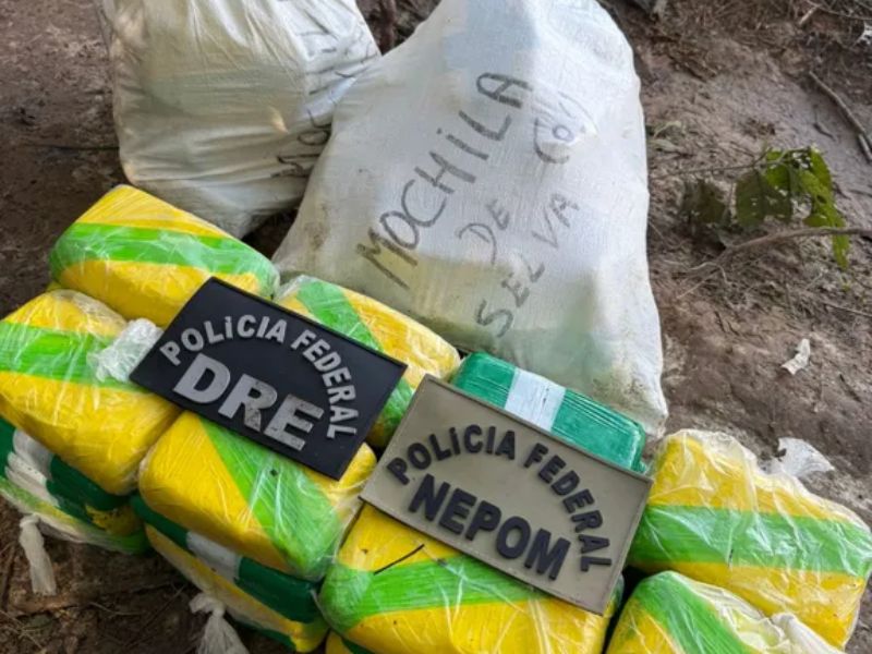 Polícia Federal Apreende 100 kg de Cocaína em Pista Clandestina no Amazonas