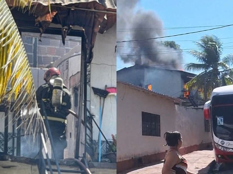 Panela de pressão causou incêndio que consumiu casa em Manaus