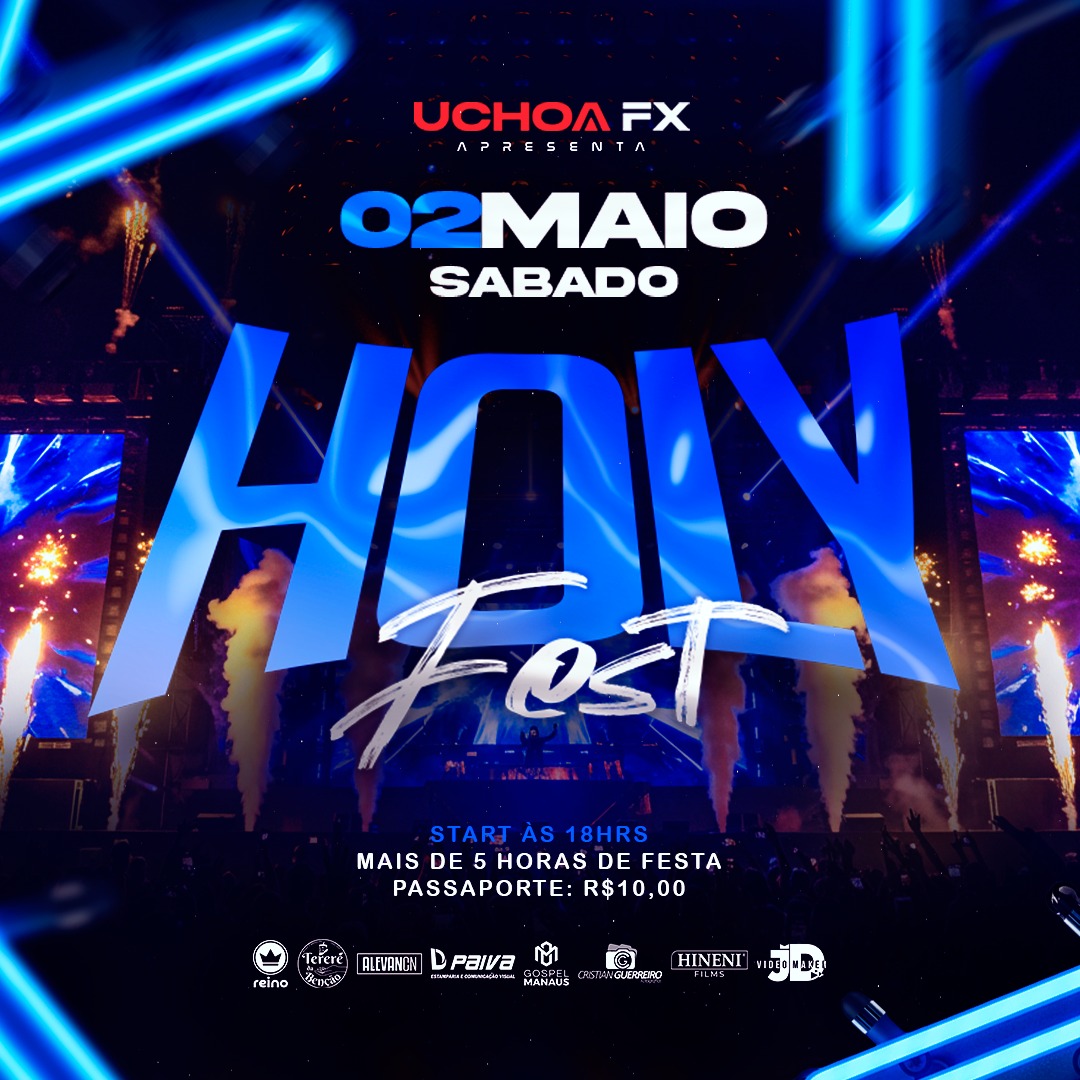 HOLY FEST 2026 PROMETE NOITE INESQUECÍVEL DE LOUVOR, MÚSICA E CELEBRAÇÃO EM MANAUS